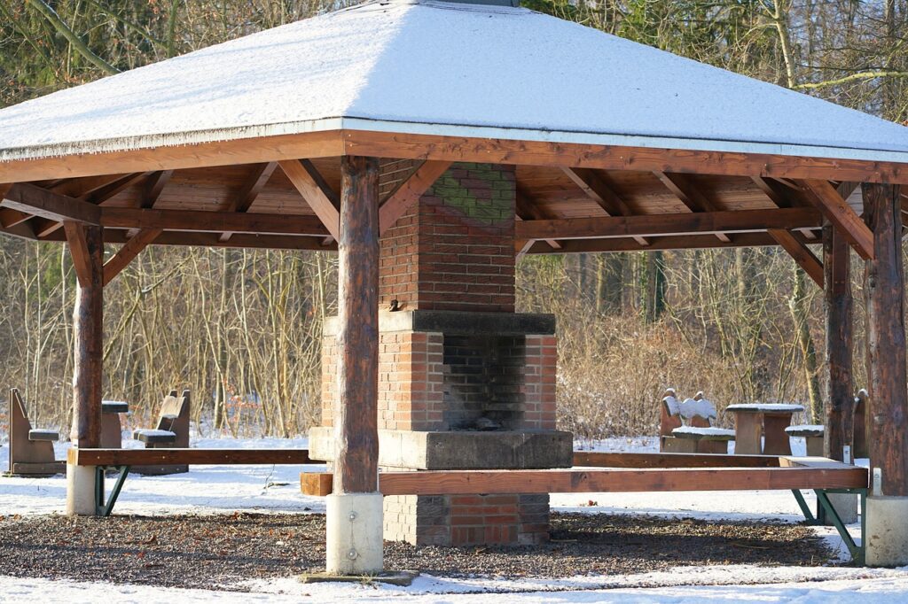 barbecue-in-muratura-neve