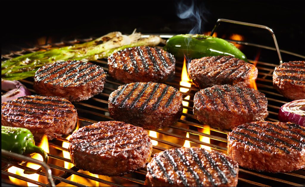 hamburger-vegetale-cottura-barbecue