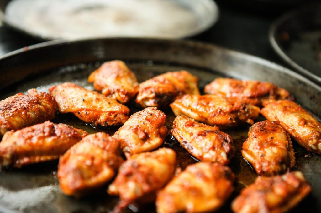 ali di pollo al bbq