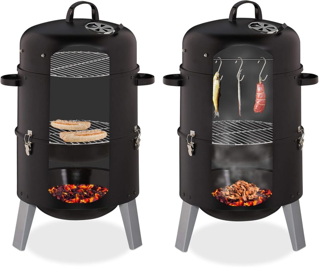 interno barbecue con affumicatore