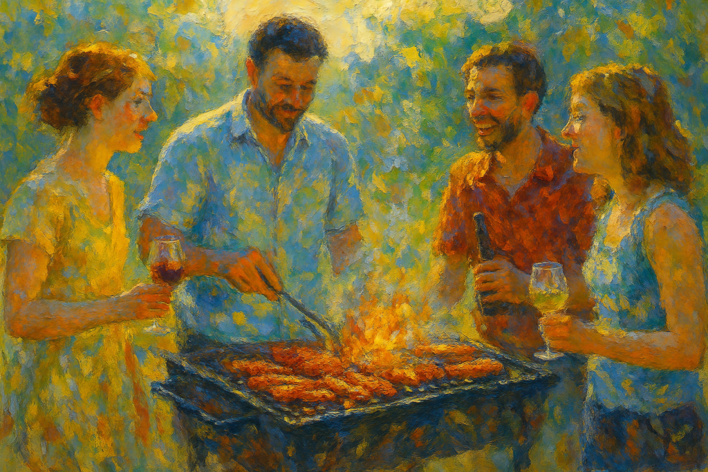 impressionisti grigliare barbecue