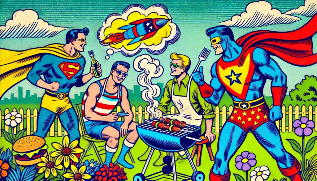 fumetti americani anni 60 grigliare