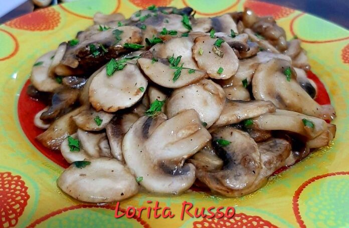 Funghi trifolati in friggitrice ad aria
