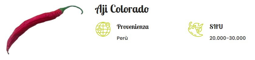 aji colorado Perù