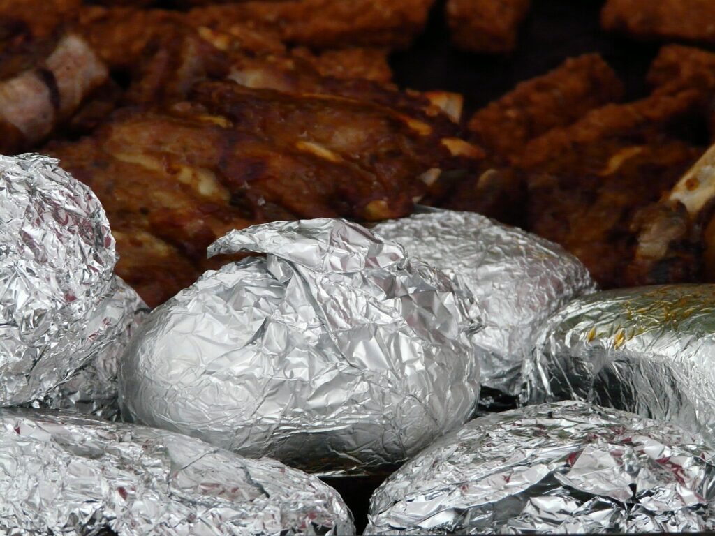 cuocere patate carta stagnola