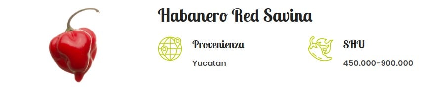 habenero red Savina