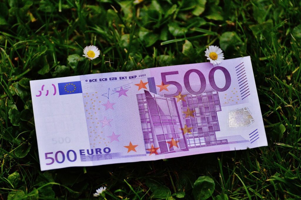 Foto copertina banconota 500 euro