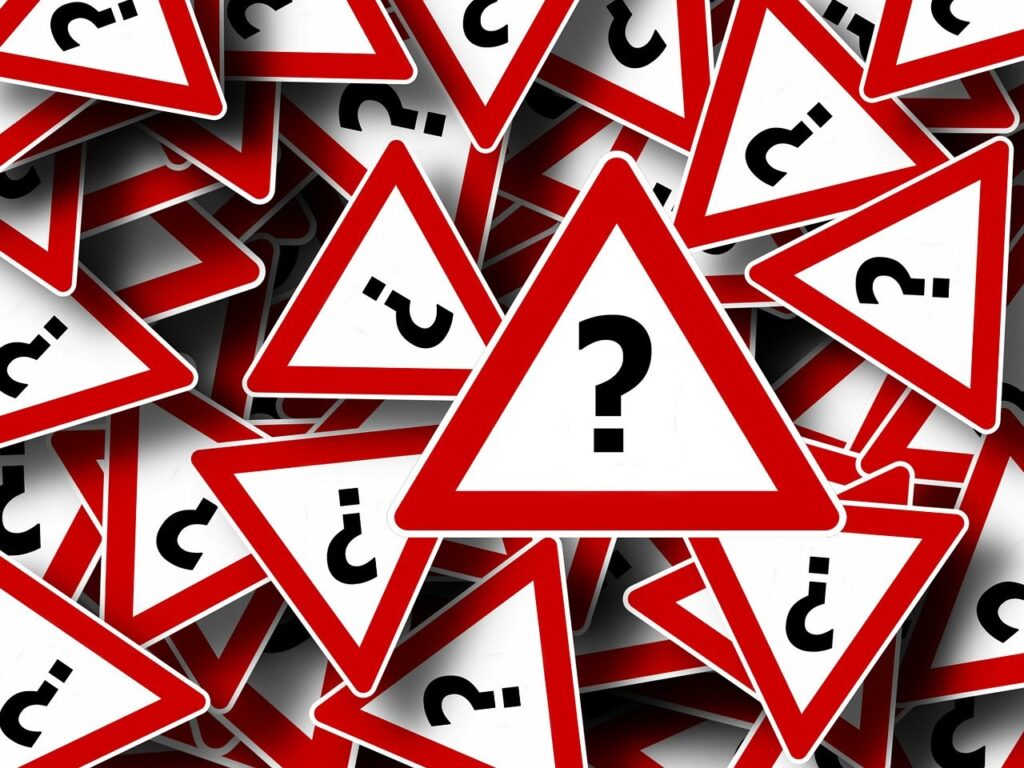 punti interrogativi segnali faq