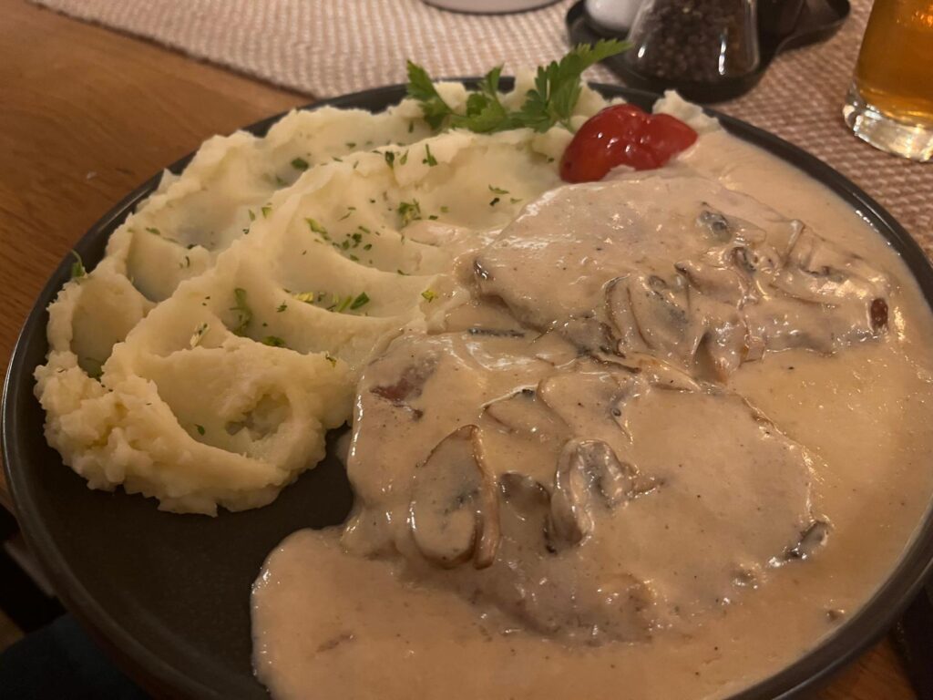 Grigliamo manzo gorgonzola