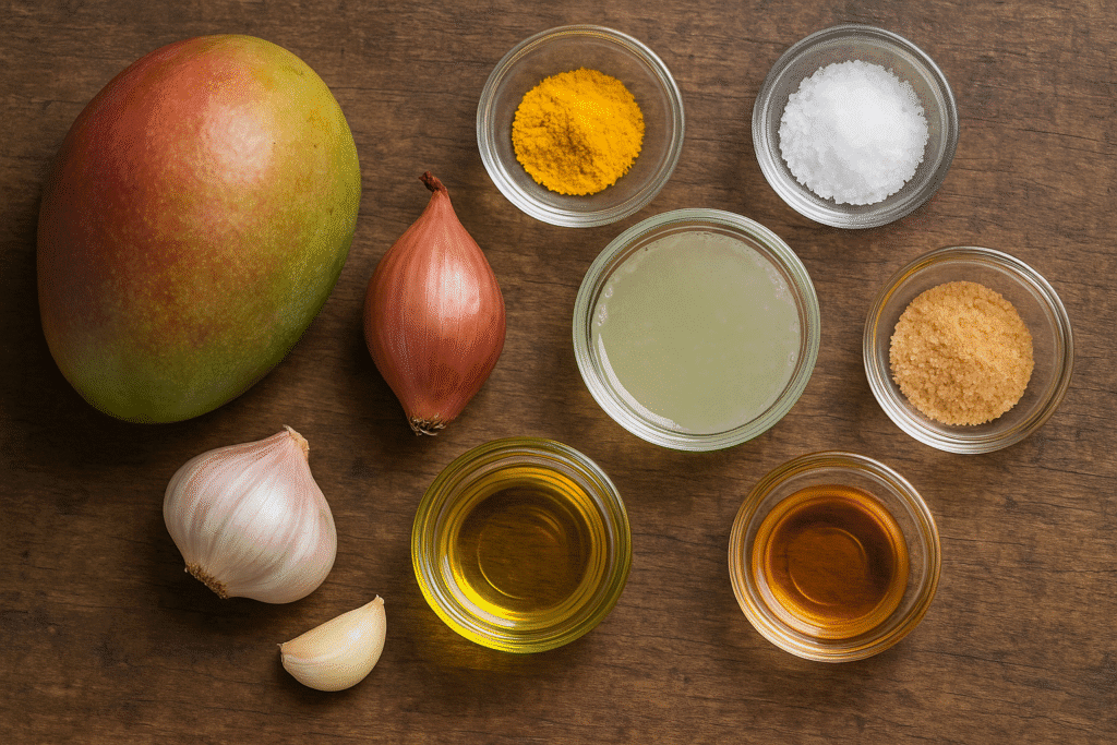 ingredienti salsa al mango esotica piccante