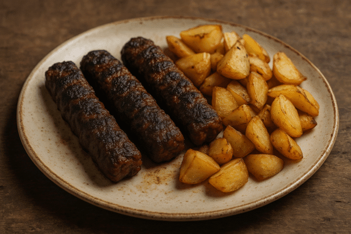 piatto mici romeni con patate