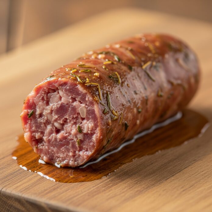 Richiamo salsiccia stagionata