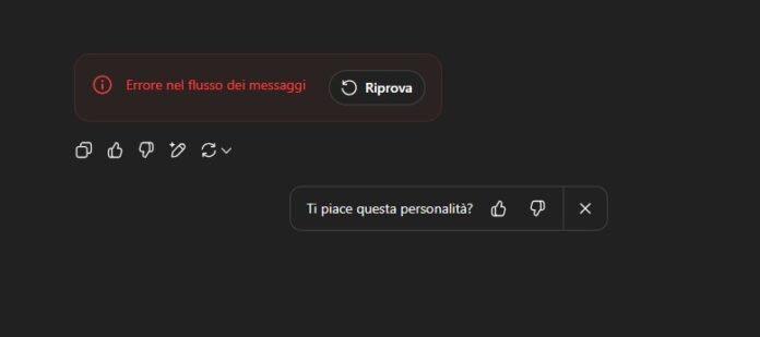 chat gpt non funziona