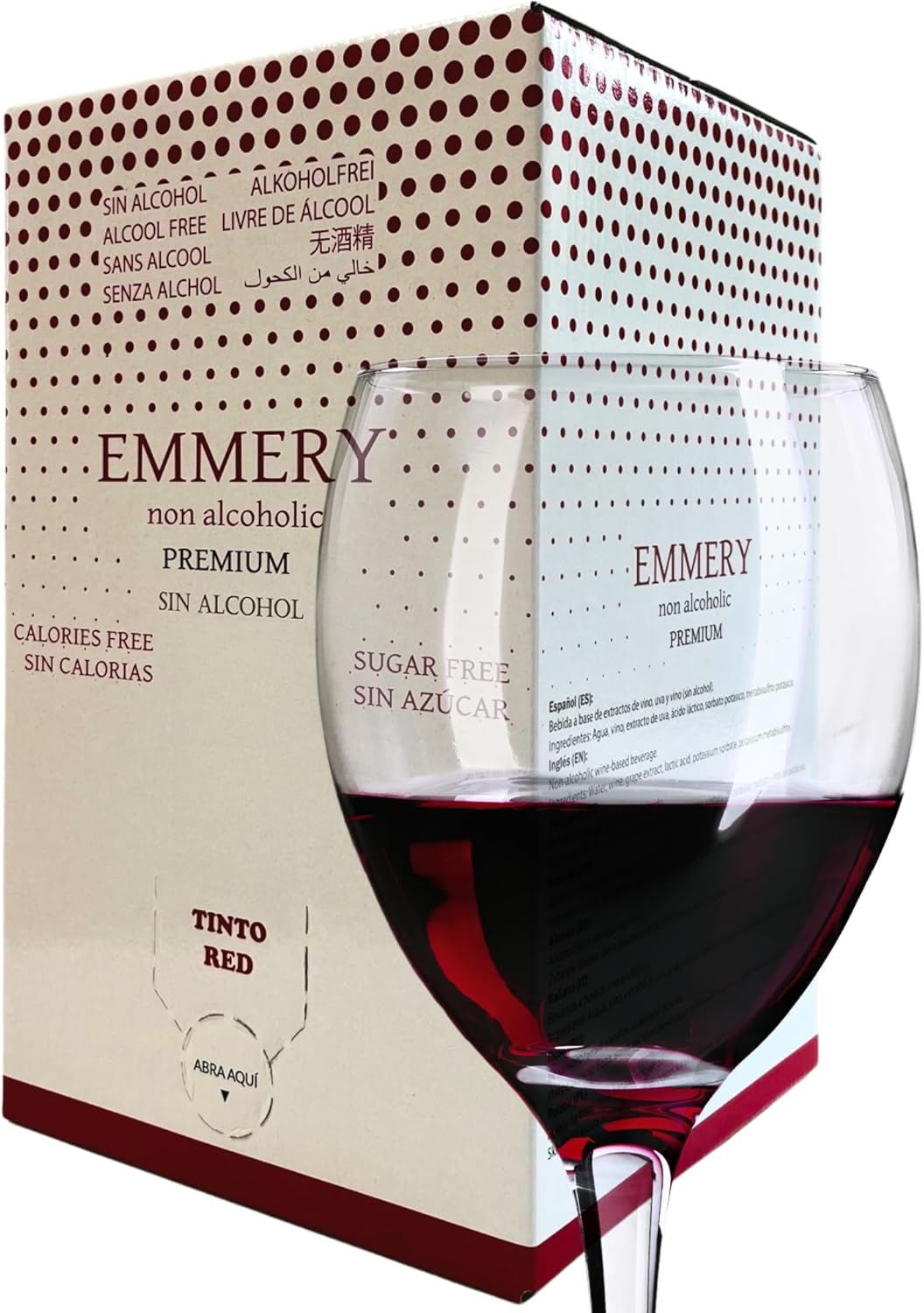vino senza alcool rosso