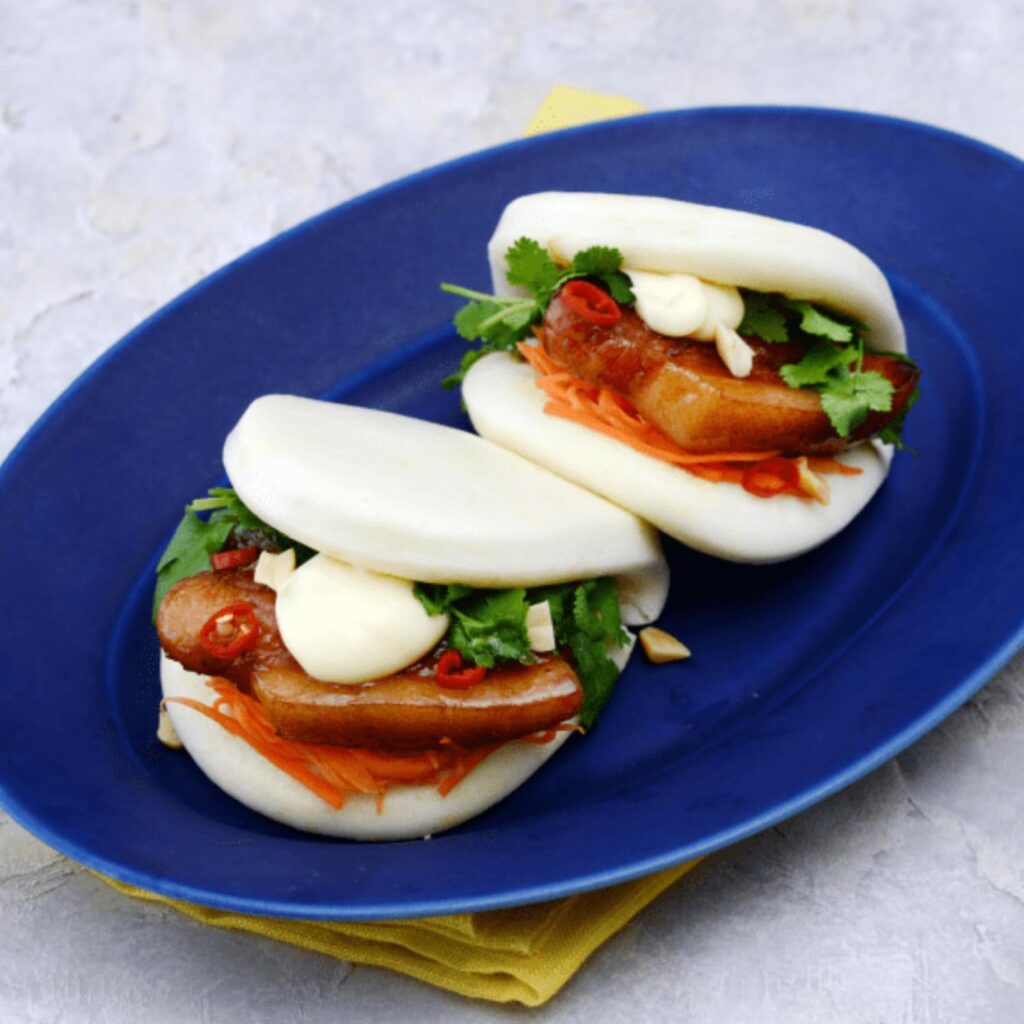 bao farciti con maionese giapponese