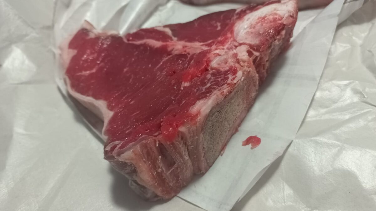 Spessore fiorentina osso reverse sear