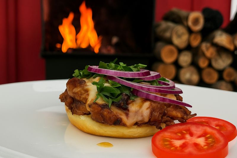 assemblaggio panino libanese