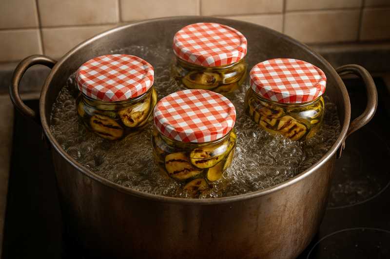 Verdure grigliate sott’olio fatte in casa