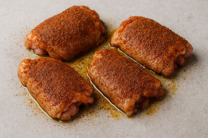 sovracosce di pollo con rub