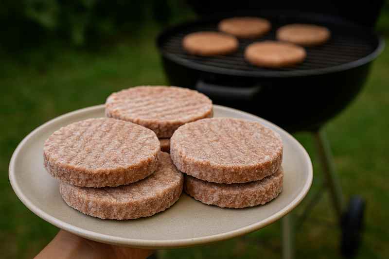 cuocere gli hamburger surgelati