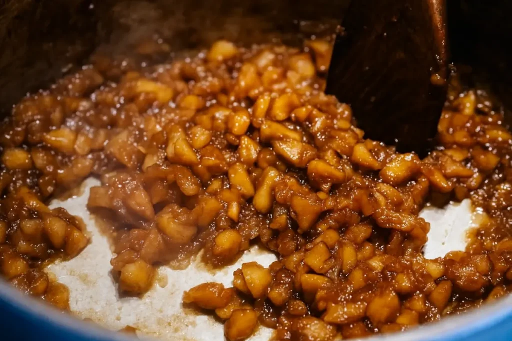 burro di mele alla cannella cottura