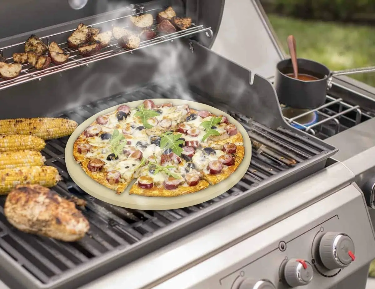 pietra refrattaria barbecue a gas