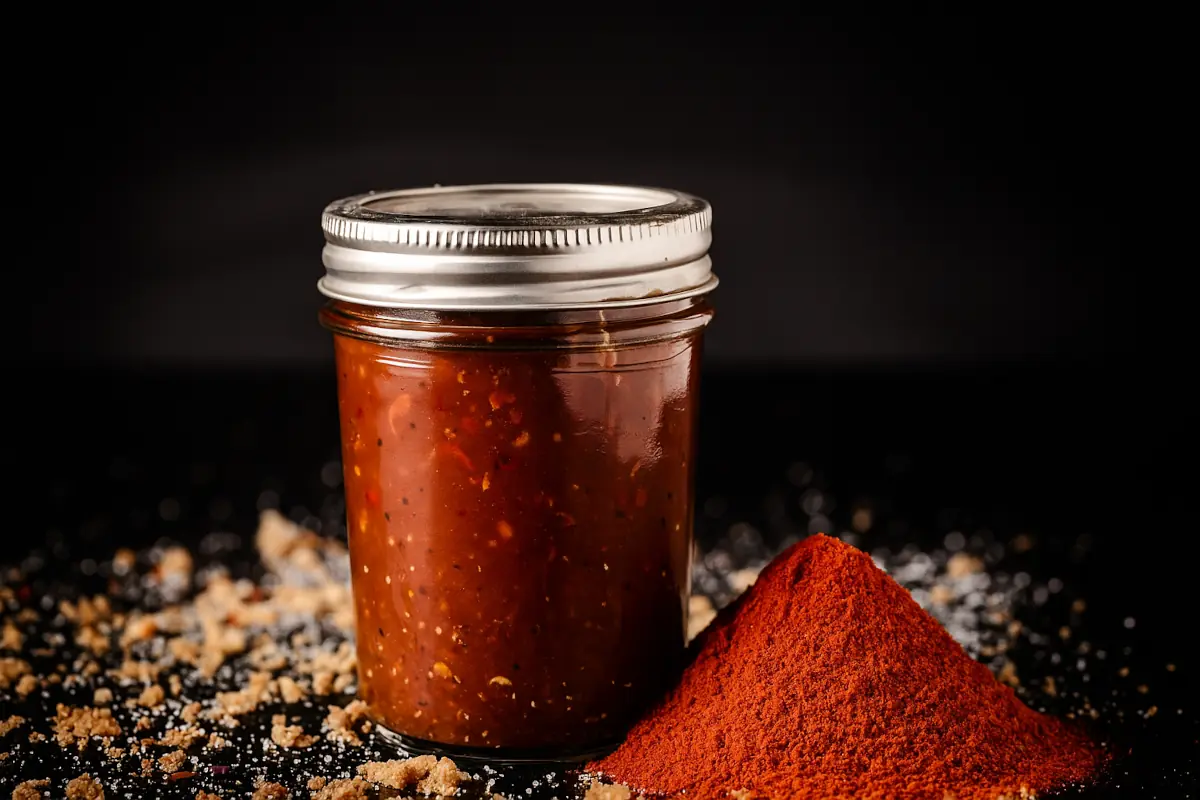 Salsa piccante Carolina Vinegar BBQ con Golden Cayenne