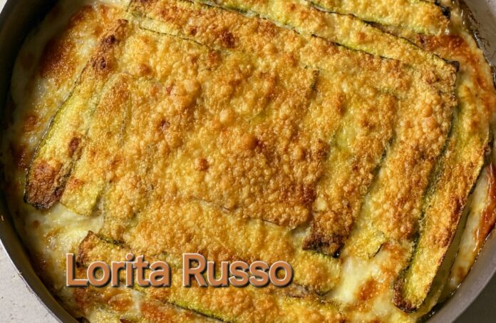 Parmigiana di zucchine con besciamella in friggitrice ad aria