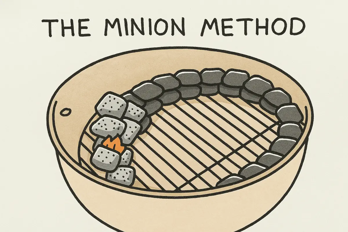 cotture lunghe al barbecue con metodo minion