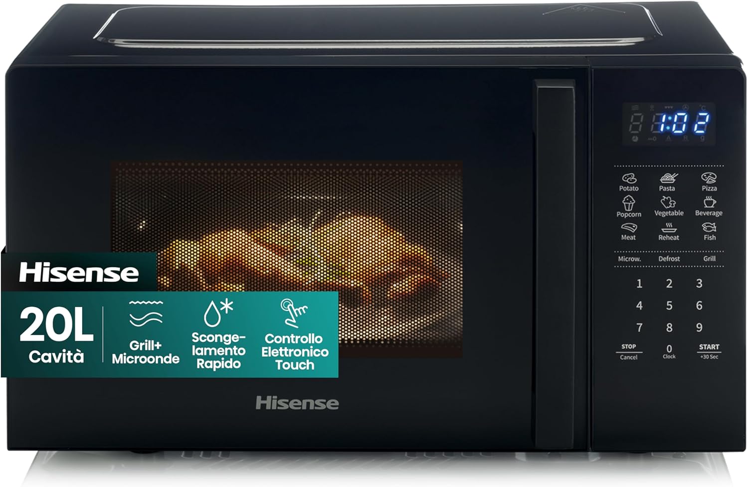 Hisense Forno a Microonde 20L con Grill