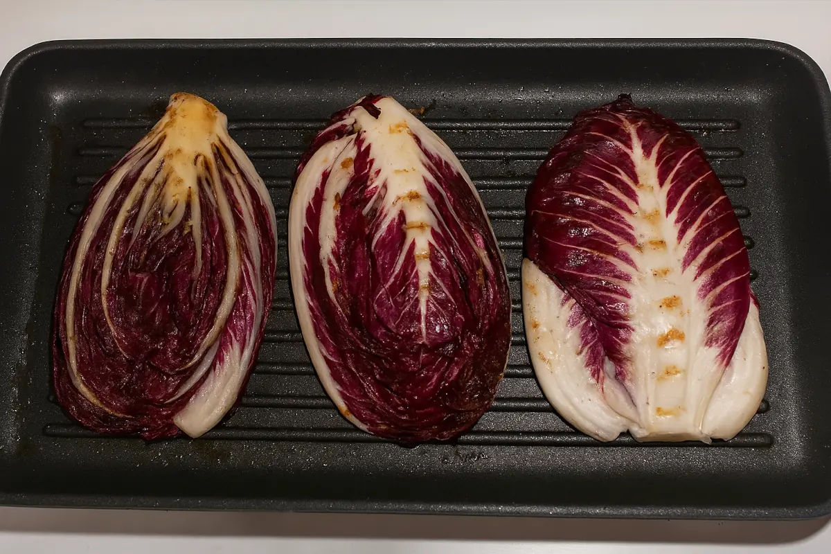 cottura radicchio alla piastra