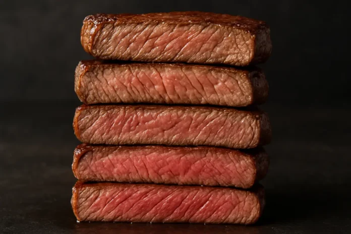 livelli cottura della carne