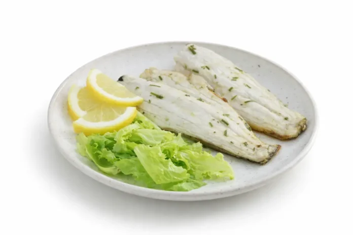 branzino alla griglia impiattato