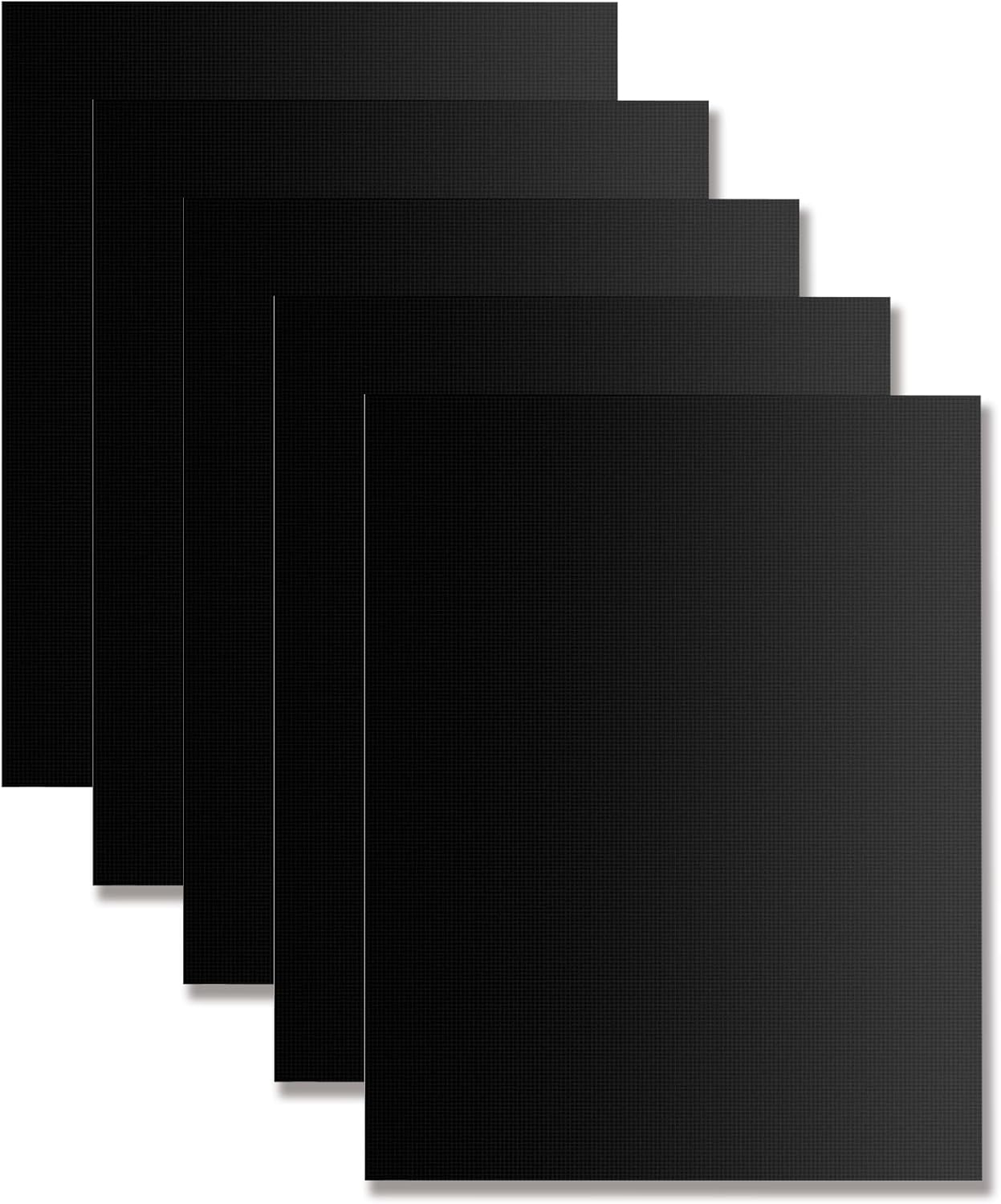 set tappetini barbecue pesce sulla griglia