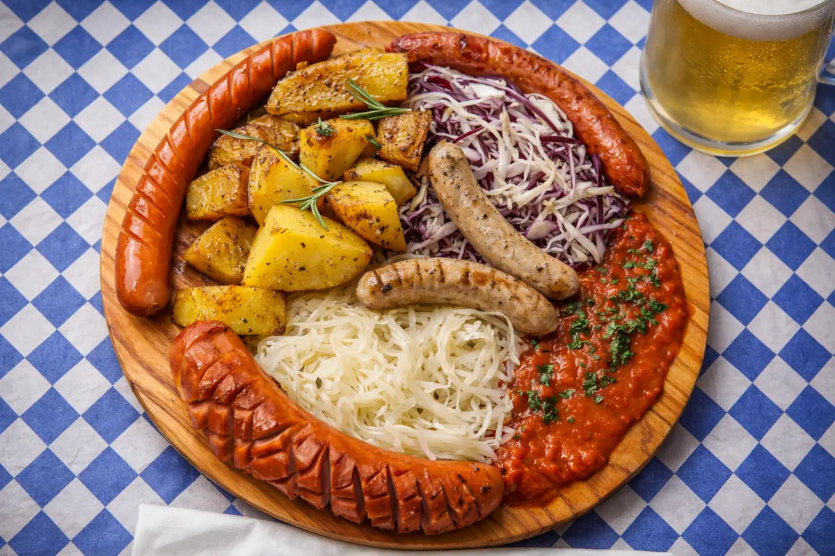cucina tedesca piatto wurstel