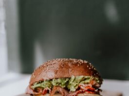 hamburger gourmet panino